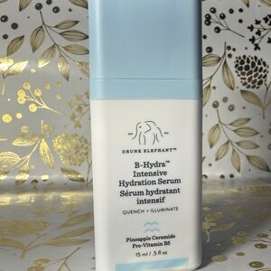 Drunk Elephant B-Hydra Serum - Light Blue and White